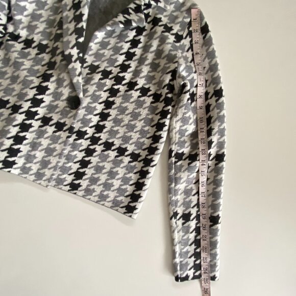 Jones New York Soft Knit Stretch Houndstooth Blazer M - Picture 8 of 10